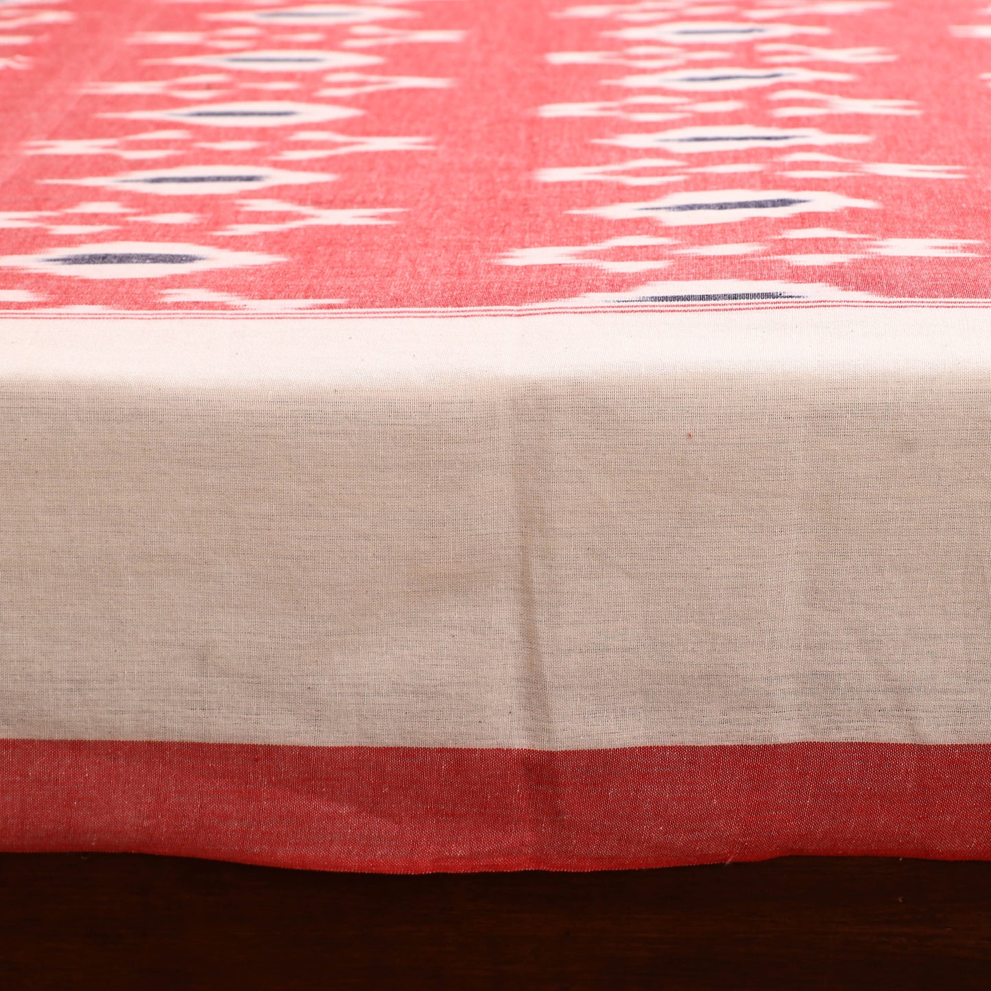 Pochampally Ikat Weave Cotton Single Bedsheet (90 x 60 in) 20