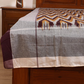 Pochampally Ikat Weave Cotton Single Bedsheet (90 x 60 in) 21