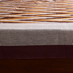Pochampally Ikat Weave Cotton Single Bedsheet (90 x 60 in) 21