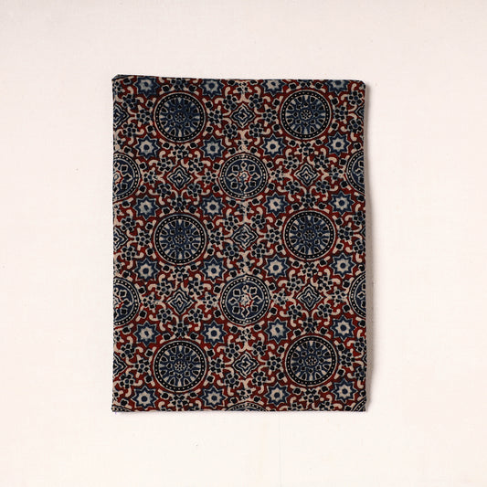 Multicolor - Ajrakh Block Printed Cotton Precut Fabric (1.5 meter) 36