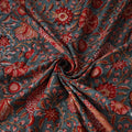 Green - Sanganeri Hand Block Print Modal Silk Fabric 29