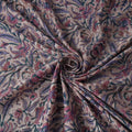 Pink - Sanganeri Hand Block Print Modal Silk Fabric 31
