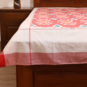 Pochampally Ikat Weave Cotton Single Bedsheet (90 x 60 in) 22