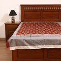 Pochampally Ikat Weave Cotton Single Bedsheet (90 x 60 in) 25