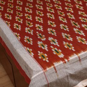Pochampally Ikat Weave Cotton Single Bedsheet (90 x 60 in) 25
