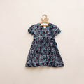 Pure Cotton Girls Frock Dress in Batik Block Prints (3-4 Years) 60