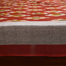 Pochampally Ikat Weave Cotton Single Bedsheet (90 x 60 in) 25