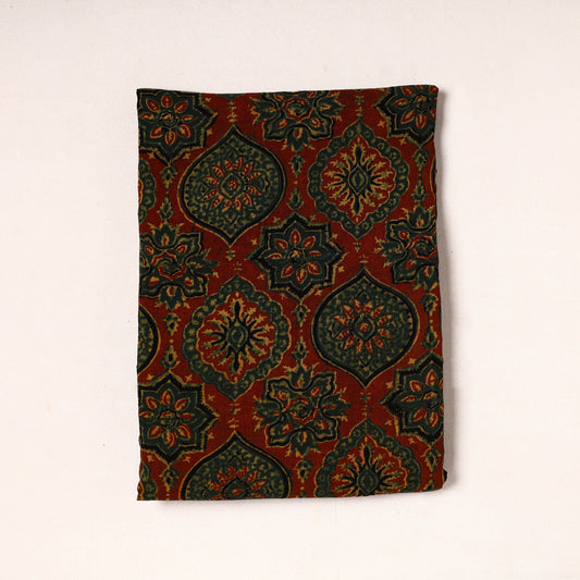 Multicolor - Ajrakh Block Printed Cotton Precut Fabric (2 meter) 50