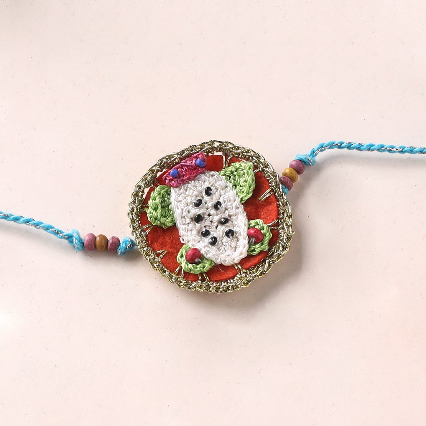 Handmade Crochet Rakhi by Samoolam 01