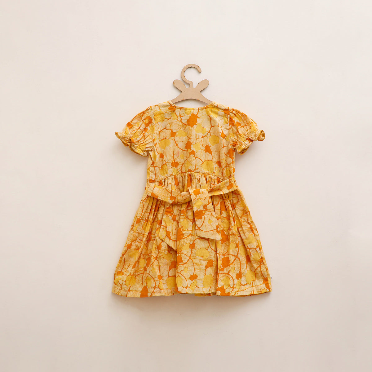 Pure Cotton Girls Frock Dress in Batik Block Prints (3-4 Years) 62