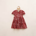 Pure Cotton Girls Frock Dress in Batik Block Prints (3-4 Years) 63