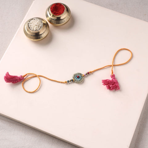 Flower - Handmade Crochet Rakhi by Samoolam 06