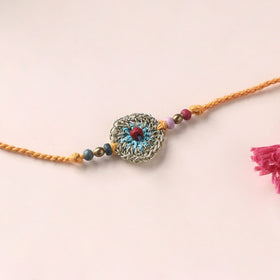 Flower - Handmade Crochet Rakhi by Samoolam 06
