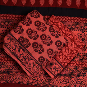  3pc Bagh Print Cotton Dress Material Set