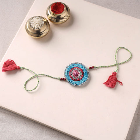 Flower - Handmade Crochet Rakhi by Samoolam 08