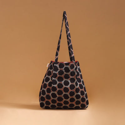 Handcrafted Fabric Jhola Bag 17