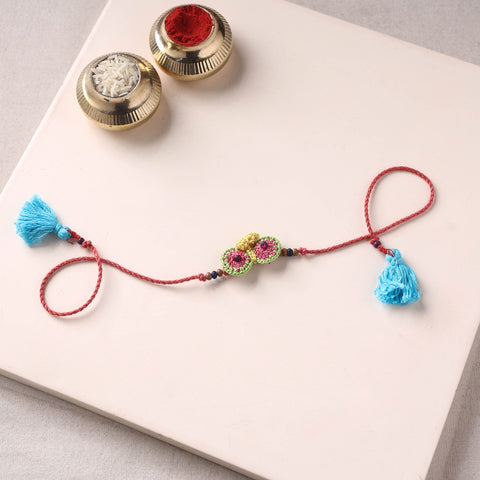 Flower - Handmade Crochet Rakhi by Samoolam 11