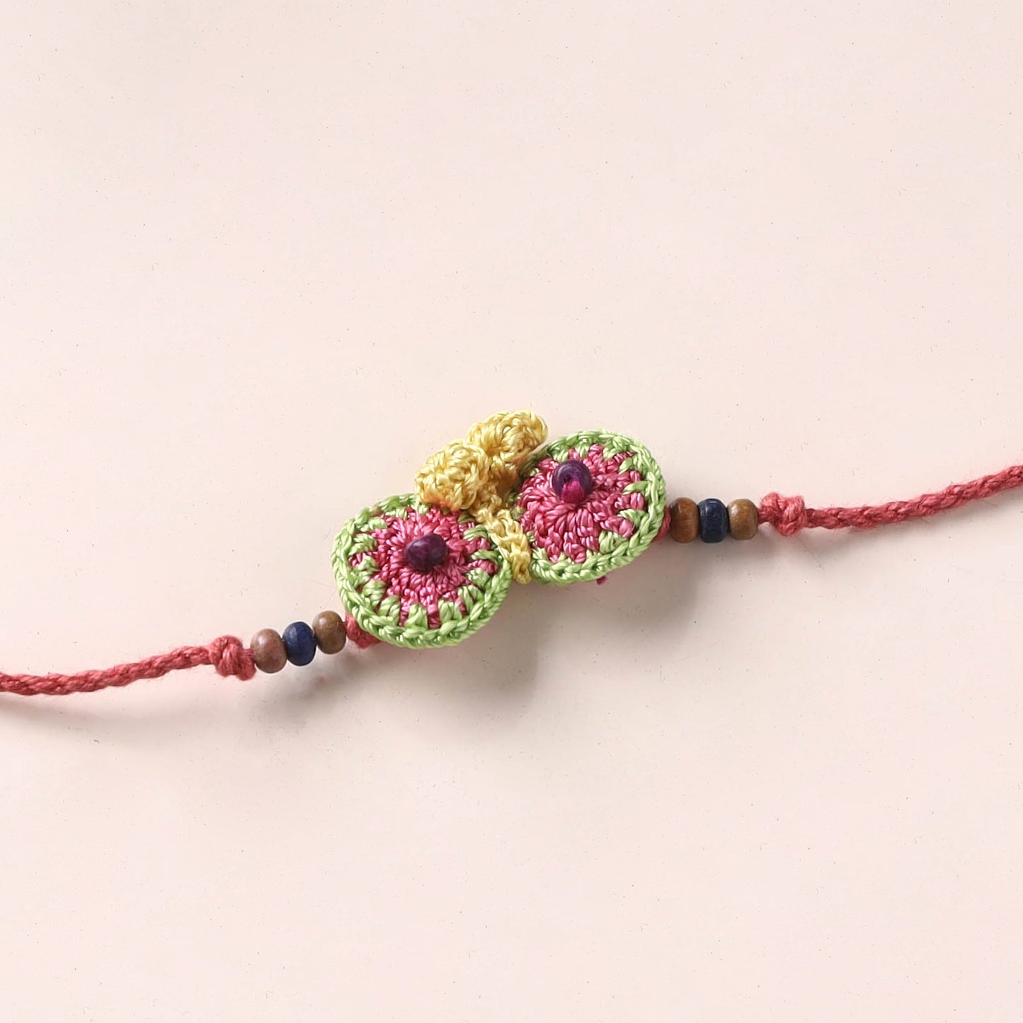 Flower - Handmade Crochet Rakhi by Samoolam 11