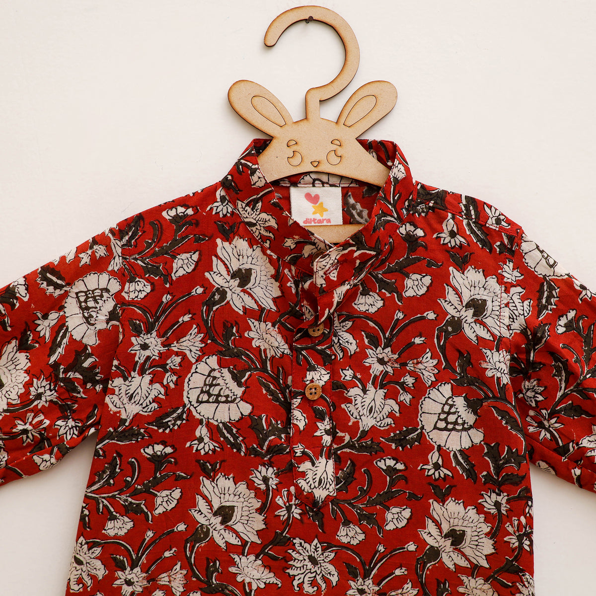 Kids Pure Cotton Kurta in Bagru Block Prints (2-3 Years) 68