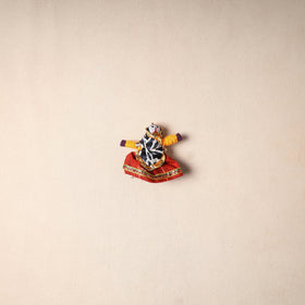 Multicolor - Rajasthani Puppet Couple Handmade Magnet (Set of 2) 02
