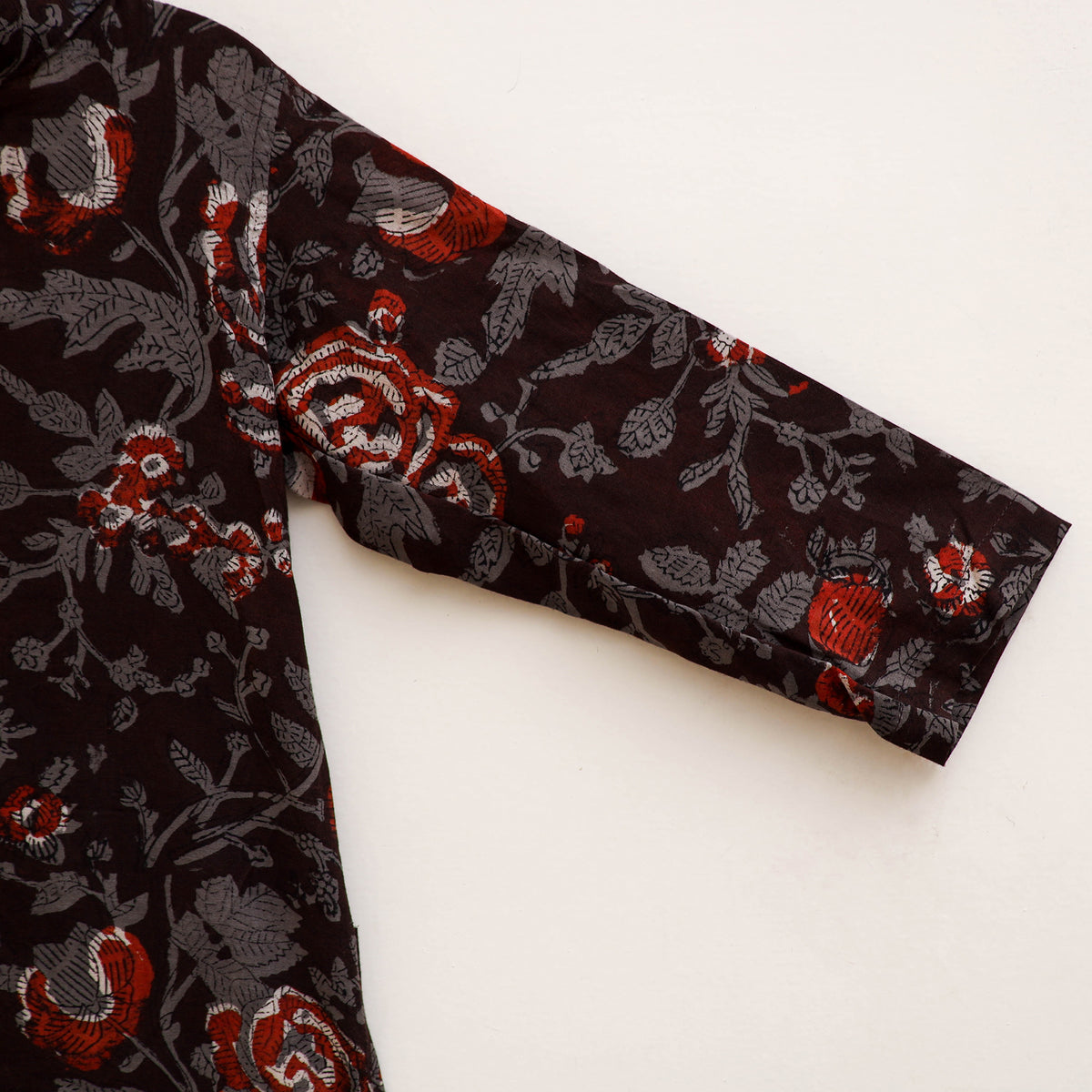 Kids Pure Cotton Kurta in Bagru Block Prints (2-3 Years) 71