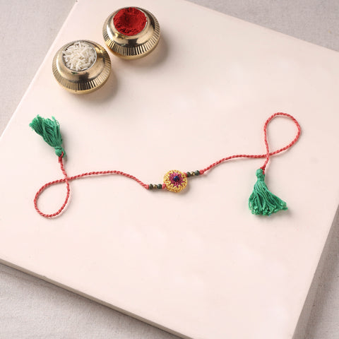 Flower - Handmade Crochet Rakhi by Samoolam 16