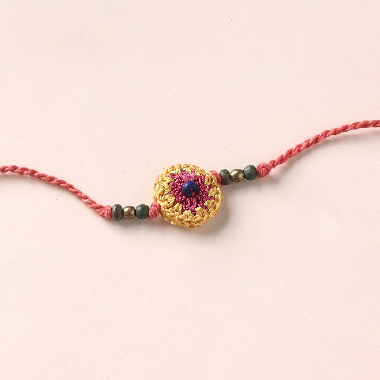 Flower - Handmade Crochet Rakhi by Samoolam 16