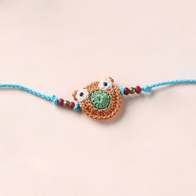 Owl - Handmade Crochet Rakhi by Samoolam 17