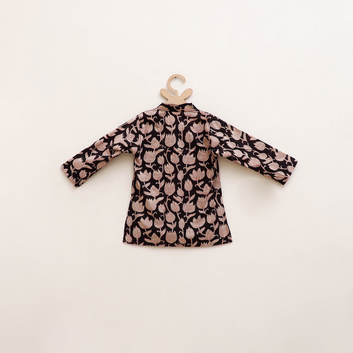 Kids Pure Cotton Kurta in Bagru Block Prints (2-3 Years) 69