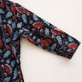 Kids Pure Cotton Kurta in Bagru Block Prints (2-3 Years) 70