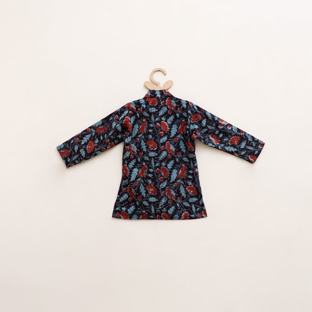 Kids Pure Cotton Kurta in Bagru Block Prints (2-3 Years) 70