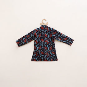 Kids Pure Cotton Kurta in Bagru Block Prints (2-3 Years) 70