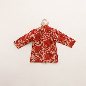 Kids Pure Cotton Kurta in Bagru Block Prints (2-3 Years) 72