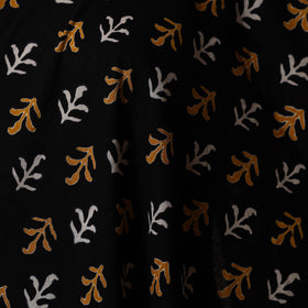 Black - syahi begar bagru cotton fabric 32 - handcrafted