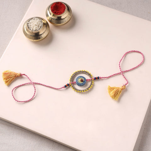 Flower - Handmade Crochet Rakhi by Samoolam 25