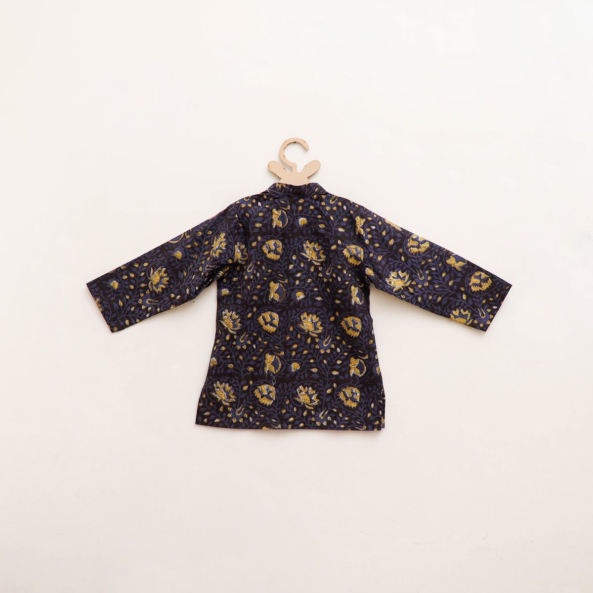 Kids Pure Cotton Kurta in Bagru Block Prints (2-3 Years) 74