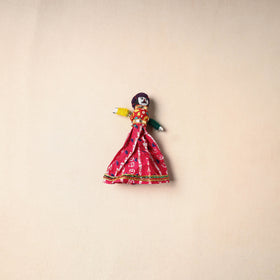 Multicolor - Rajasthani Puppet Couple Handmade Magnet (Set of 2) 06