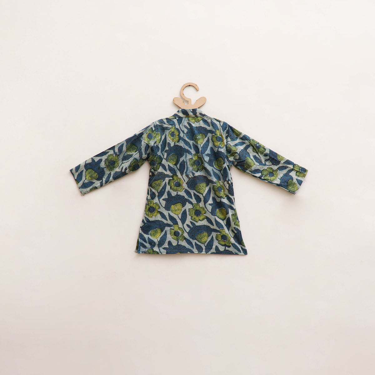 Kids Pure Cotton Kurta in Bagru Block Prints (2-3 Years) 75