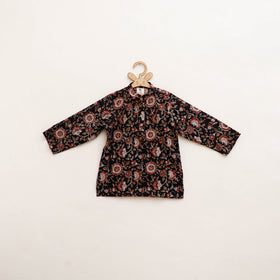 Kids Pure Cotton Kurta in Bagru Block Prints (2-3 Years) 77