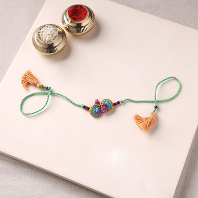 Flower - Handmade Crochet Rakhi by Samoolam 31