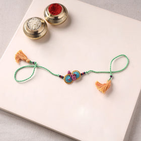 Flower - Handmade Crochet Rakhi by Samoolam 31