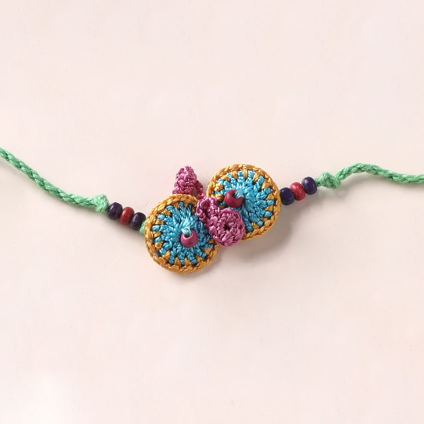 Flower - Handmade Crochet Rakhi by Samoolam 31