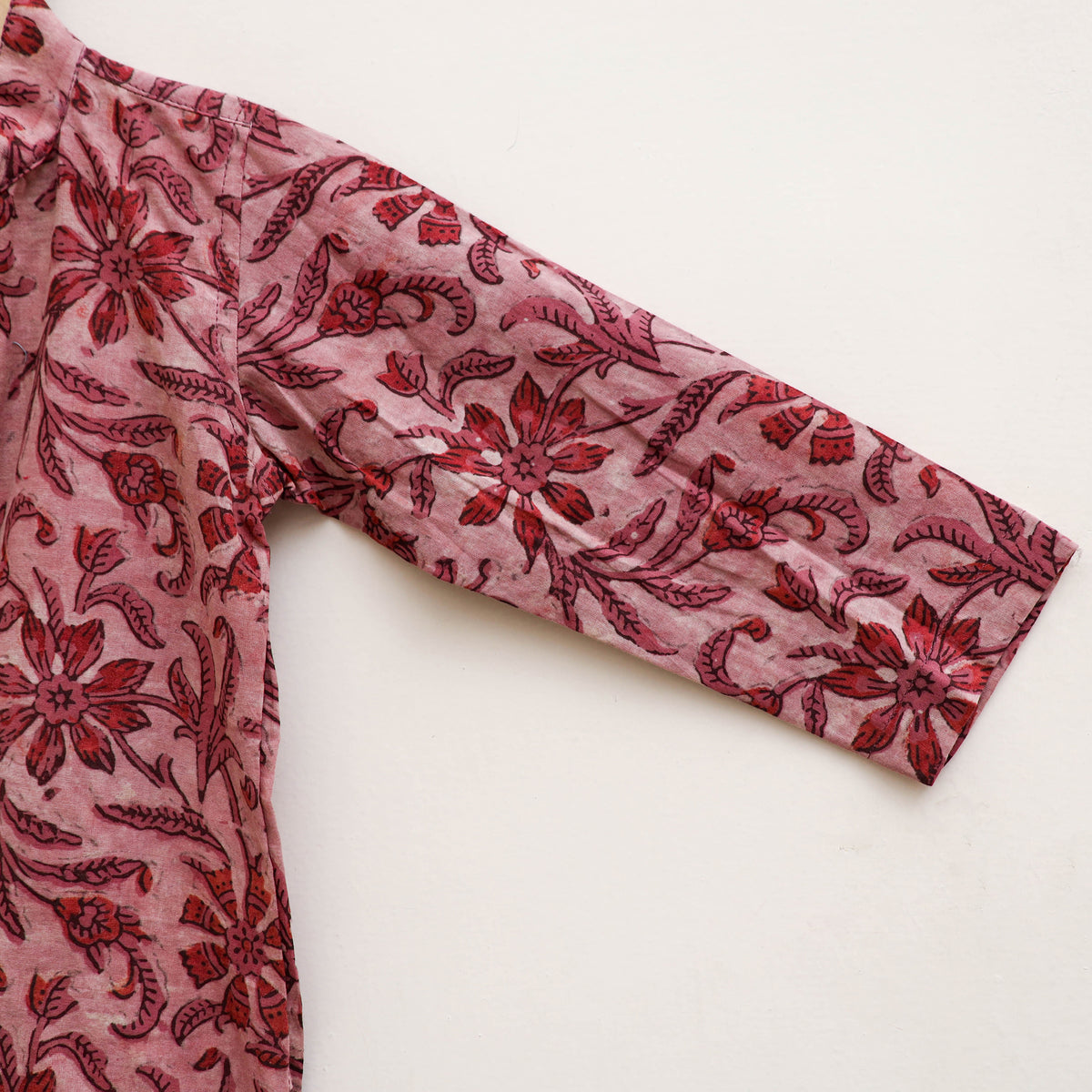 Kids Pure Cotton Kurta in Bagru Block Prints (2-3 Years) 76