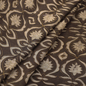  Natural Dyed Chanderi Silk Akola Print Fabric 