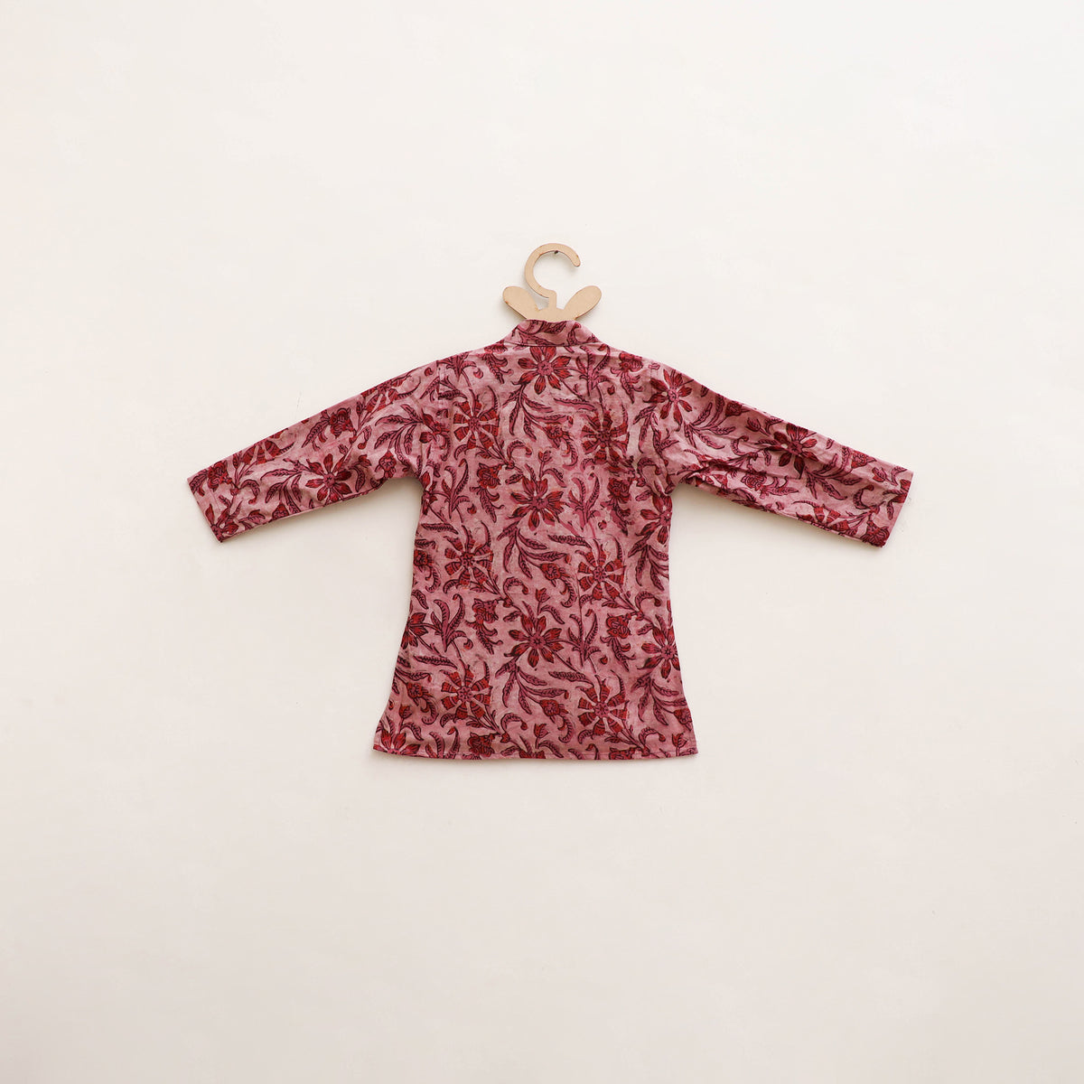 Kids Pure Cotton Kurta in Bagru Block Prints (2-3 Years) 76
