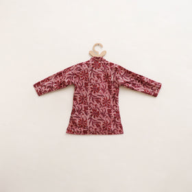 Kids Pure Cotton Kurta in Bagru Block Prints (2-3 Years) 76