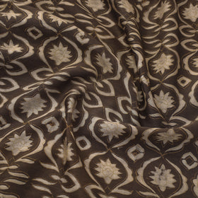  Natural Dyed Chanderi Silk Akola Print Fabric 
