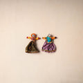 Multicolor - Rajasthani Puppet Couple Handmade Magnet (Set of 2) 09