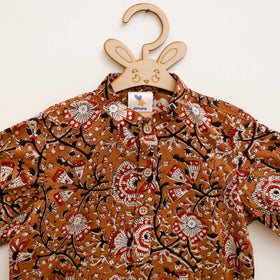 Kids Pure Cotton Kurta in Bagru Block Prints (2-3 Years)  78