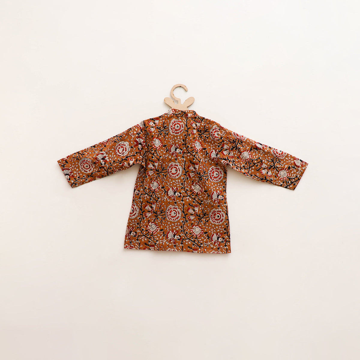 Kids Pure Cotton Kurta in Bagru Block Prints (2-3 Years)  78